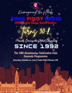 On Tinig Pinoy's 30th the future is clear
